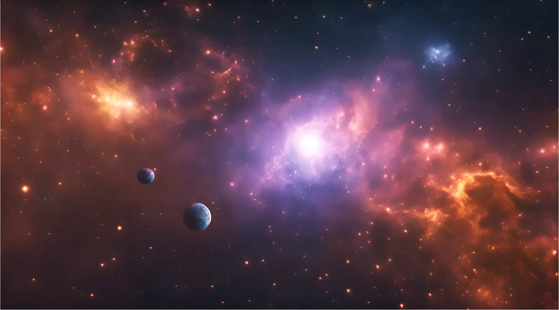 Stunning Universe Nebula Display Stock Motion